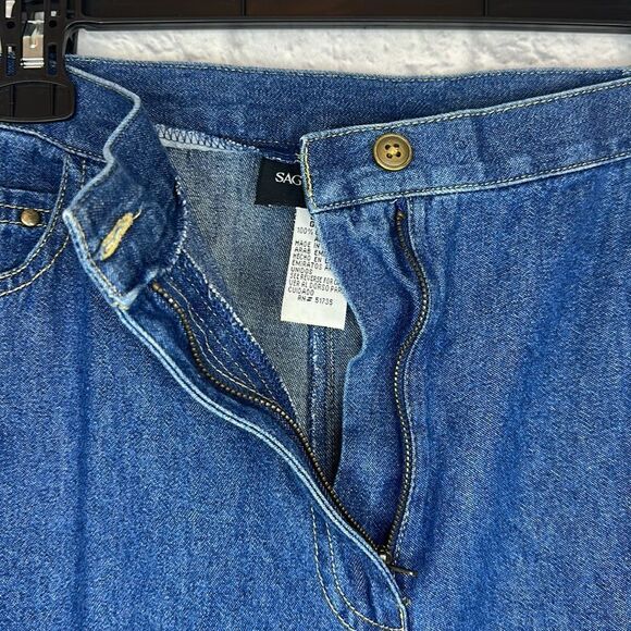 Sag Harbor Vintage Elastic Waist Jeans Size Large - Picture 4 of 6